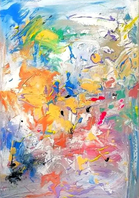 Landscape — original impressionist oil painting by Volodymyr Myriyevskyy, 50 × 70 cm (20″ × 28″)