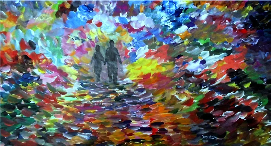 16'' X 30'' (40cm X 75cm) — sold original oil painting by Volodymyr Myriyevskyy