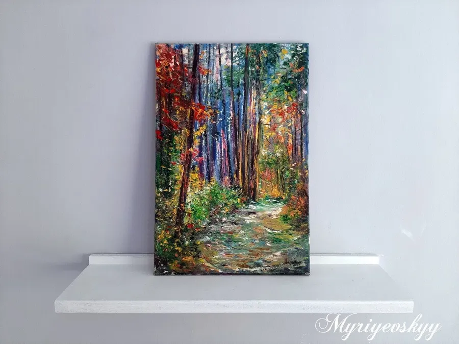 Autumn Landscape — sold original oil painting by Volodymyr Myriyevskyy