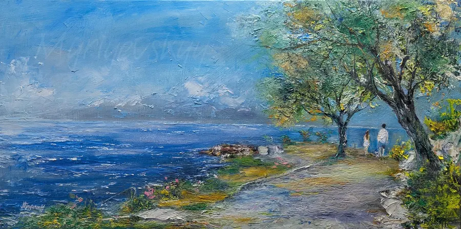 Commissioned work — sold original oil painting by Volodymyr Myriyevskyy