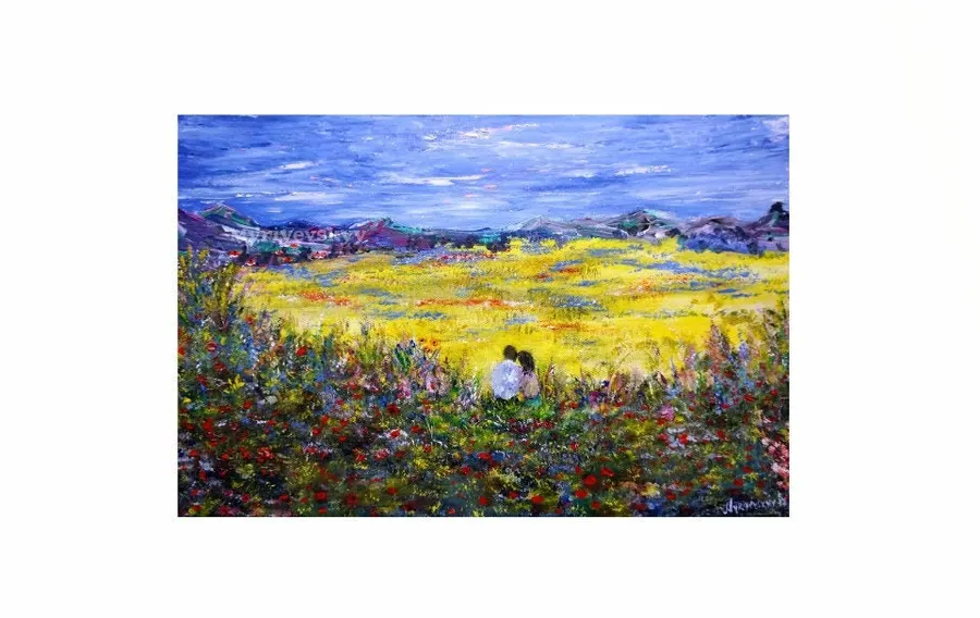 Couple — sold original oil painting by Volodymyr Myriyevskyy