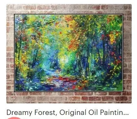 Dreamy Forest — sold original oil painting by Volodymyr Myriyevskyy