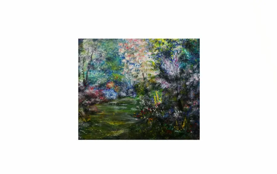 Flowers In The Forest — sold original oil painting by Volodymyr Myriyevskyy