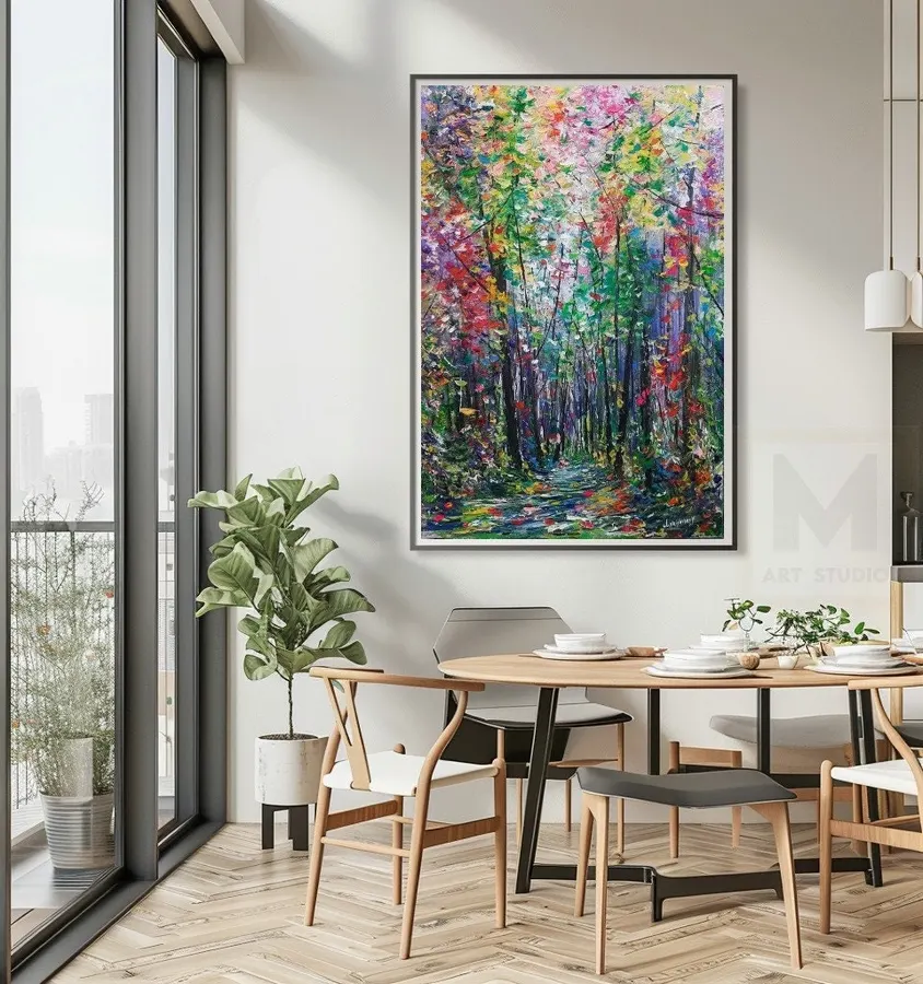 Forest — sold original oil painting by Volodymyr Myriyevskyy