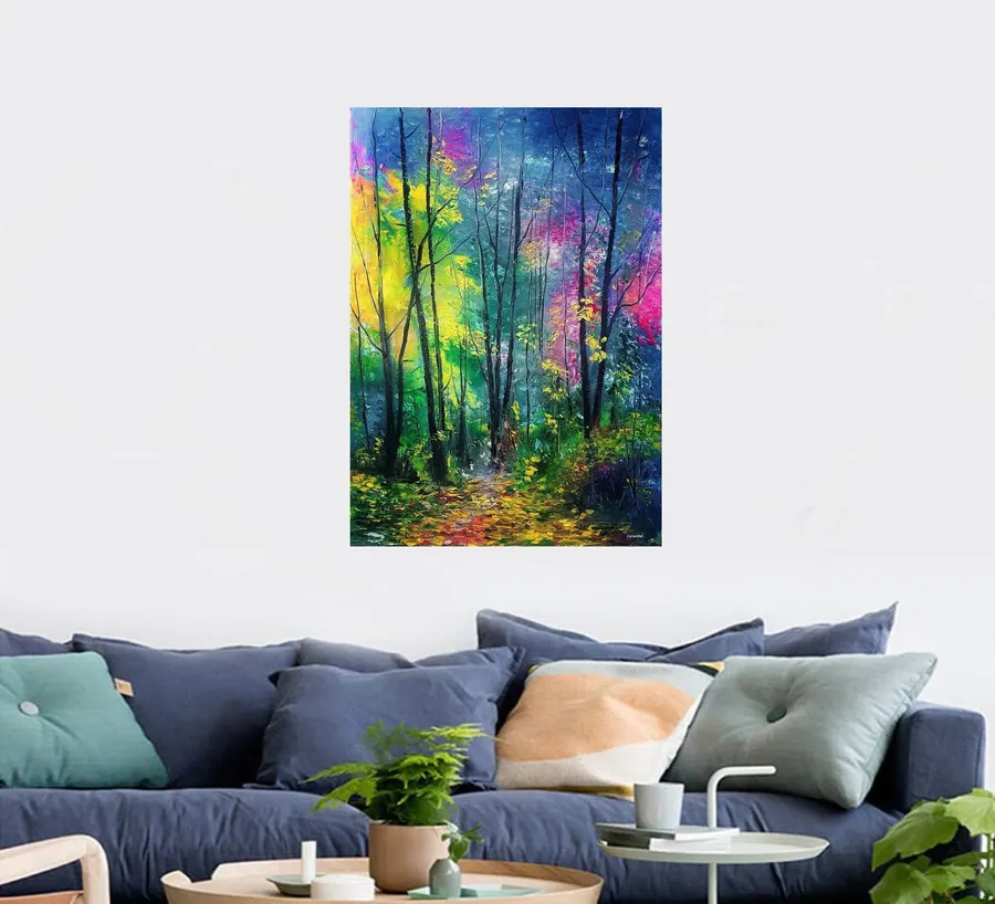 Golden Autumn — sold original oil painting by Volodymyr Myriyevskyy