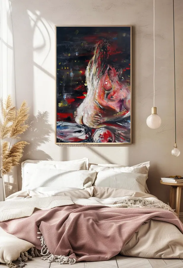 Happy Couple — sold original oil painting by Volodymyr Myriyevskyy