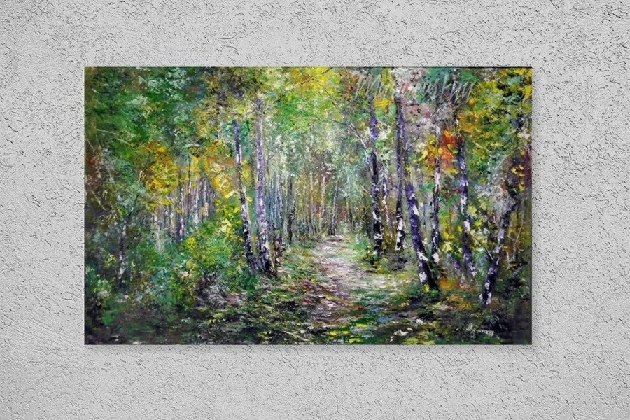 Large Forest Landscape — sold original oil painting by Volodymyr Myriyevskyy
