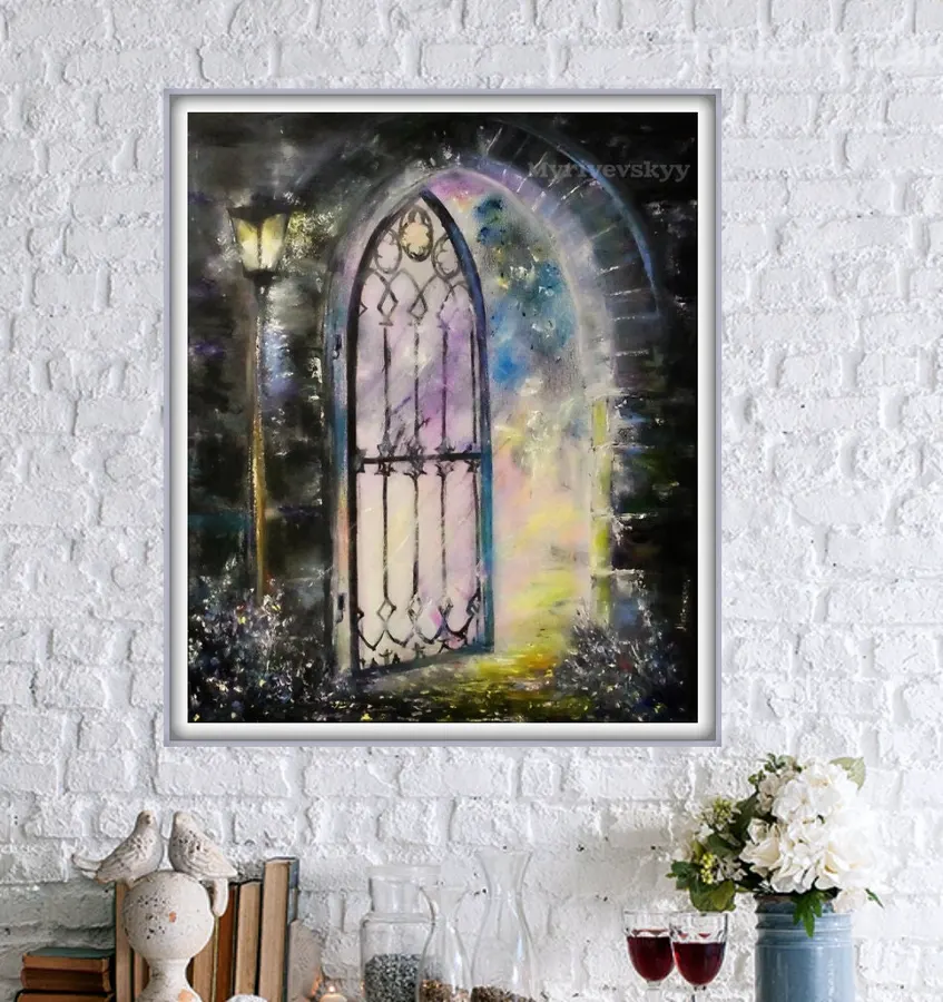 Magic Door — sold original oil painting by Volodymyr Myriyevskyy