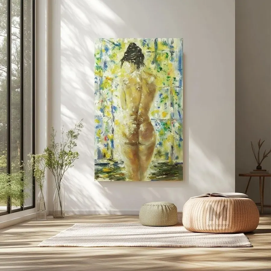 Nude Woman In Love — sold original oil painting by Volodymyr Myriyevskyy