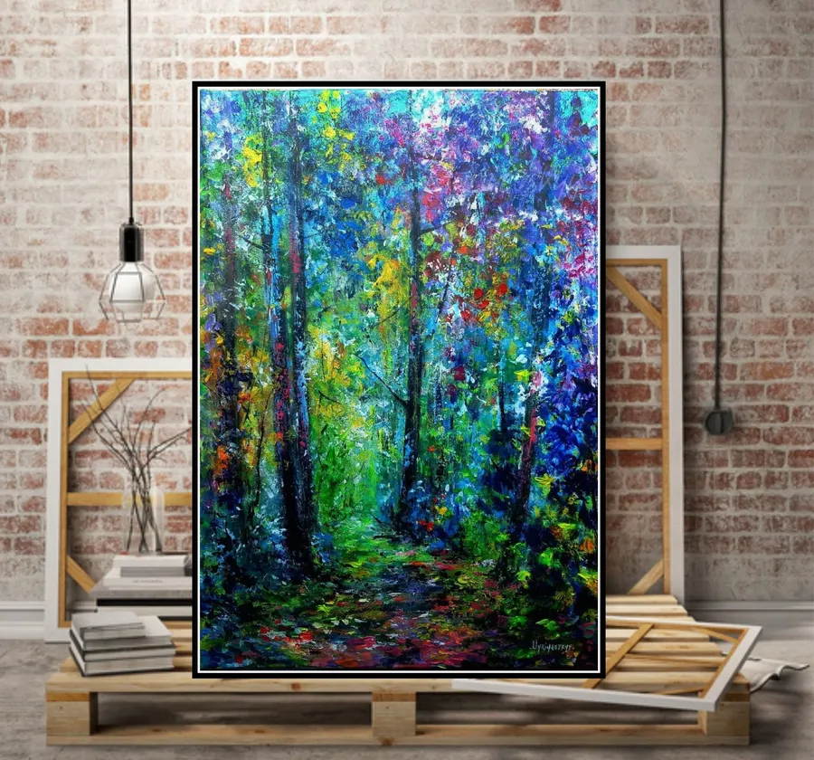 Original Forest — sold original oil painting by Volodymyr Myriyevskyy