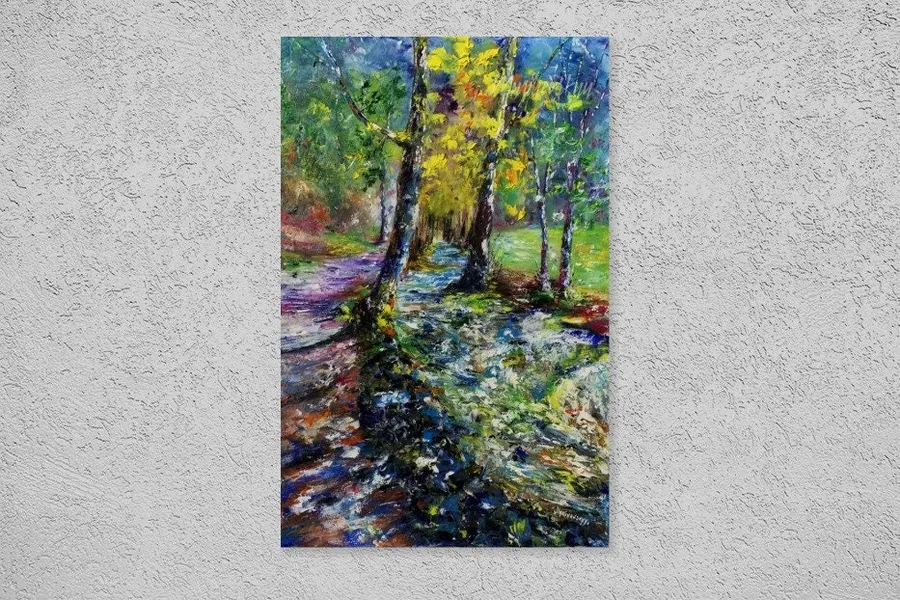 Original River Landscape — sold original oil painting by Volodymyr Myriyevskyy