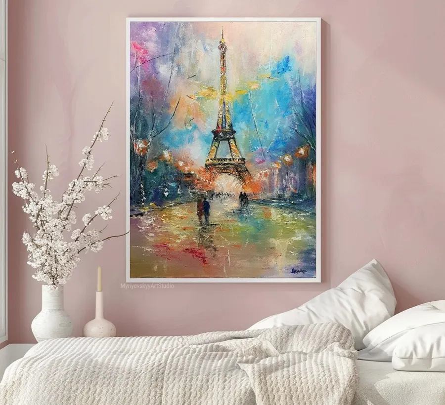 Paris — sold original oil painting by Volodymyr Myriyevskyy