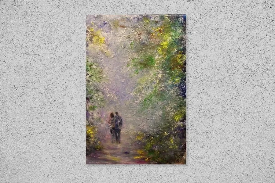 Romantic Walk — sold original oil painting by Volodymyr Myriyevskyy