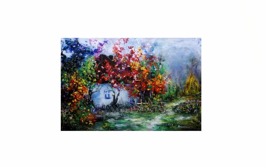 Rural Landscape — sold original oil painting by Volodymyr Myriyevskyy