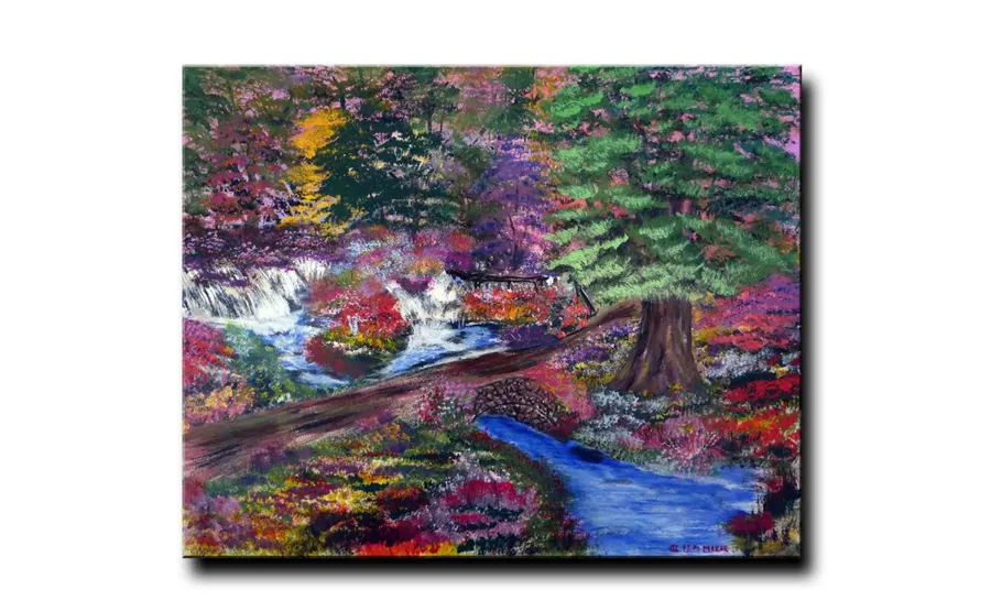 The Garden — sold original oil painting by Volodymyr Myriyevskyy