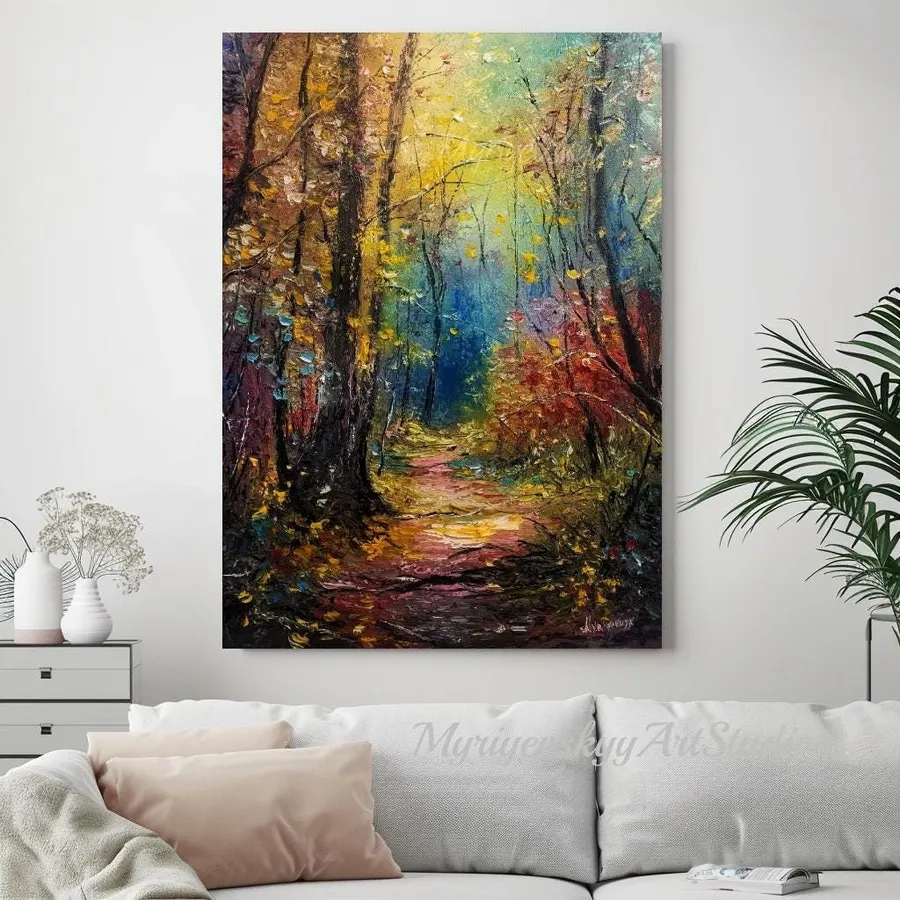 Vibrant Forest — sold original oil painting by Volodymyr Myriyevskyy