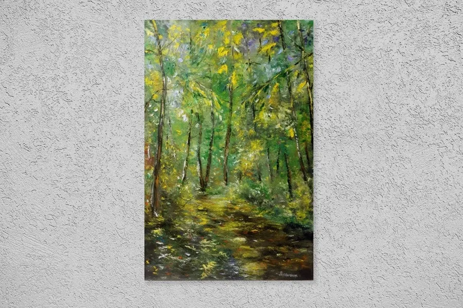 Yellow Autumn Oil Panting — sold original oil painting by Volodymyr Myriyevskyy