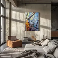 Storm at sea — original impressionist oil painting by Volodymyr Myriyevskyy, 50 × 70 cm (20″ × 28″) — photo 6
