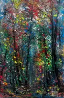 Fairy forest — original oil painting by Volodymyr Myriyevskyy