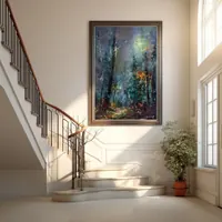 Wanderers Between Worlds — original impressionist oil painting by Volodymyr Myriyevskyy, 40 × 60 cm (16″ × 24″) — photo 2