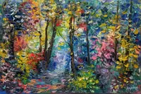 Forest of Dreams in Full Colour — original oil painting by Volodymyr Myriyevskyy
