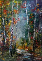 Fairytale Forest Shadows — original oil painting by Volodymyr Myriyevskyy