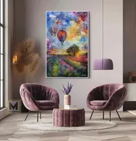 Flight to a dream — original impressionist oil painting by Volodymyr Myriyevskyy, 50 × 80 cm (20″ × 31″) — photo 3