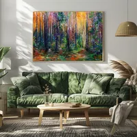 Fairy Tale Forest — original impressionist oil painting by Volodymyr Myriyevskyy, 70 × 50 cm (28″ × 20″) — photo 5