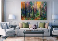 Fairy Tale Forest — original impressionist oil painting by Volodymyr Myriyevskyy, 70 × 50 cm (28″ × 20″) — photo 7