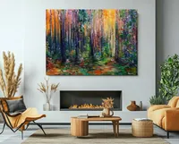 Fairy Tale Forest — original impressionist oil painting by Volodymyr Myriyevskyy, 70 × 50 cm (28″ × 20″) — photo 8