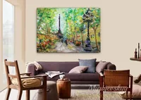 La Rambla, Columbus Monument (Barcelona) — original impressionist oil painting by Volodymyr Myriyevskyy, 70 × 50 cm (28″ × 20″) — photo 2