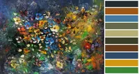 Wildflower Dream — original impressionist oil painting by Volodymyr Myriyevskyy, 70 × 50 cm (28″ × 20″) — photo 4