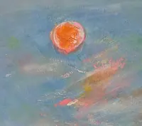 Evening on the Water — original impressionist oil painting by Volodymyr Myriyevskyy, 70 × 50 cm (28″ × 20″) — photo 3
