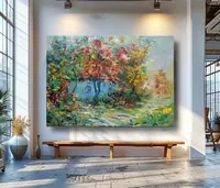 Countryside Landscape — original impressionist oil painting by Volodymyr Myriyevskyy, 70 × 50 cm (28″ × 20″) — photo 2