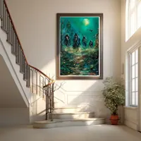 Dark Fantasy Riders — original impressionist oil painting by Volodymyr Myriyevskyy, 40 × 60 cm (16″ × 24″) — photo 6