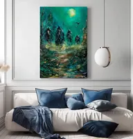 Dark Fantasy Riders — original impressionist oil painting by Volodymyr Myriyevskyy, 40 × 60 cm (16″ × 24″) — photo 7