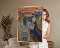 RESERVED - Scream print for Afton — fine art print of an original painting by Volodymyr Myriyevskyy, 61 × 91 cm (24″ × 36″) — photo 3
