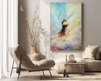 In the Arms of an Angel — original impressionist oil painting by Volodymyr Myriyevskyy, 40 × 60 cm (16″ × 24″) — photo 2